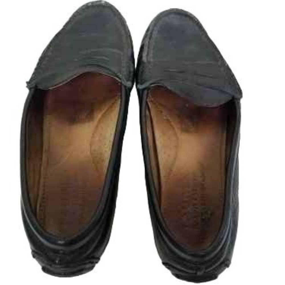 Lauren Ralph Lauren Womens 7 Black Leather Closed